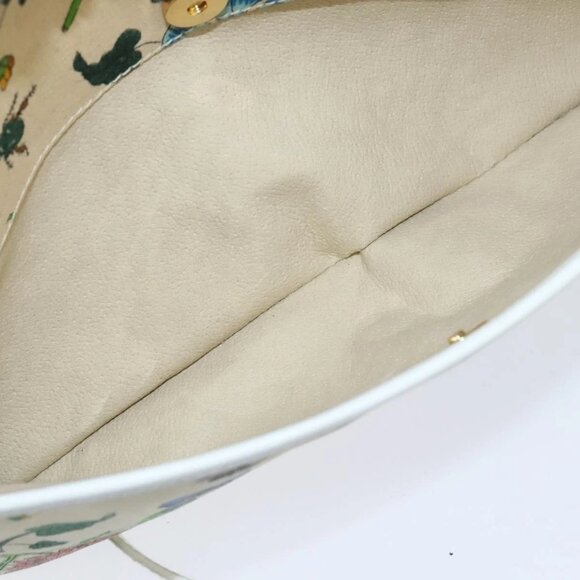 GUCCI Flora Shoulder Bag Canvas Beige Gold 004 92 0230 Auth 148945 - Picture 13 of 16